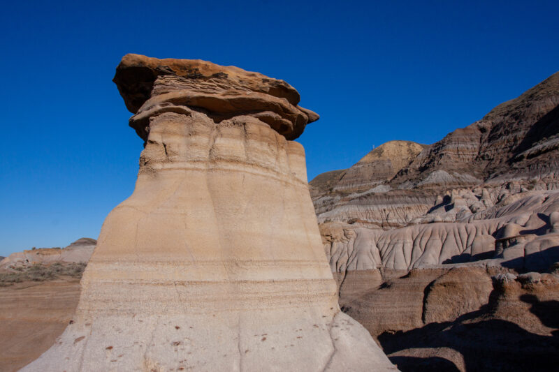 The Badlands of Alberta — Sandstone formations near Drumheller, Alberta — Alberta, Canada, Drumheller, Baddlands, Hoodoos