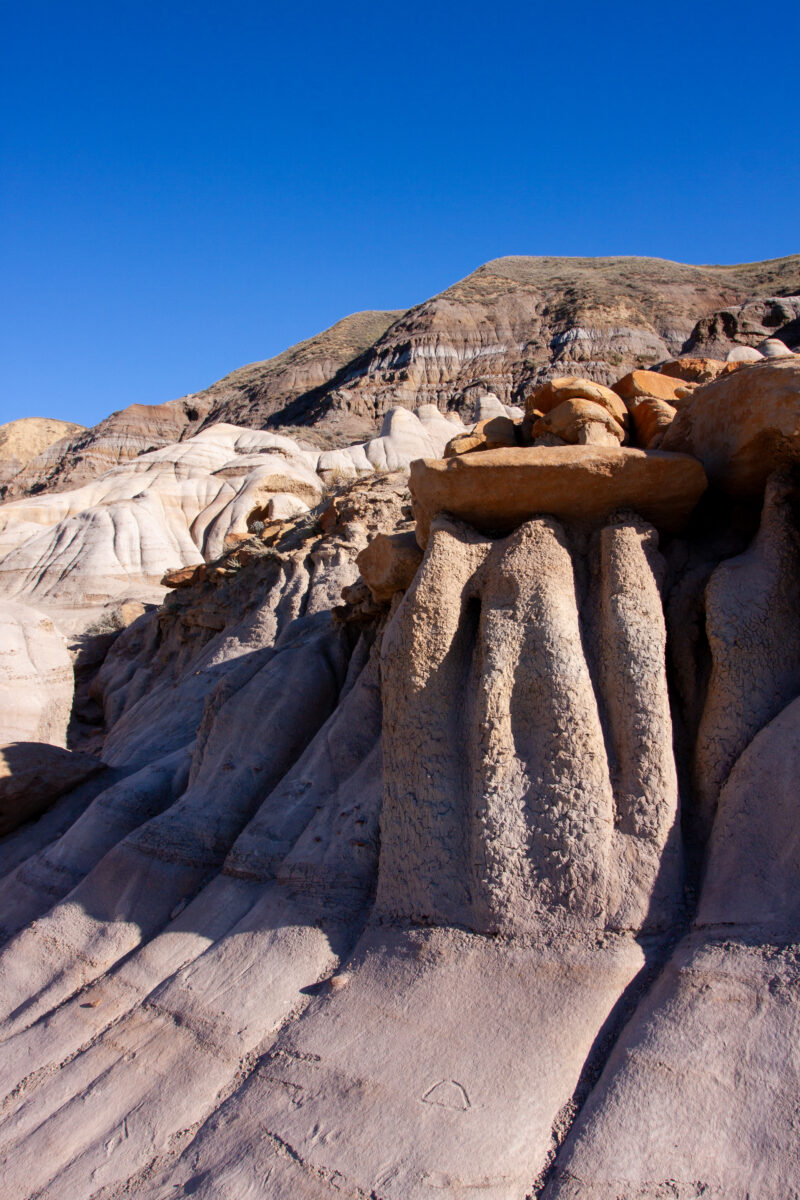 The Badlands of Alberta — Sandstone formations near Drumheller, Alberta — Alberta, Canada, Drumheller, Baddlands, Hoodoos