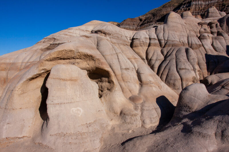 The Badlands of Alberta — Sandstone formations near Drumheller, Alberta — Alberta, Canada, Drumheller, Baddlands, Hoodoos