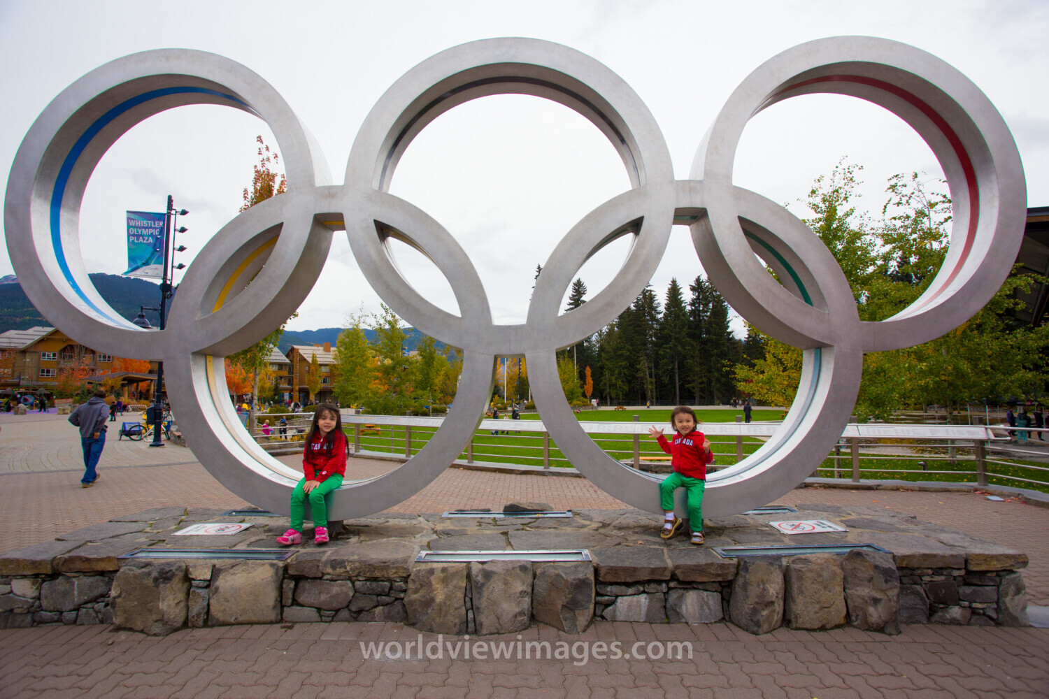 Olympic Rings Sculpture at Whistler