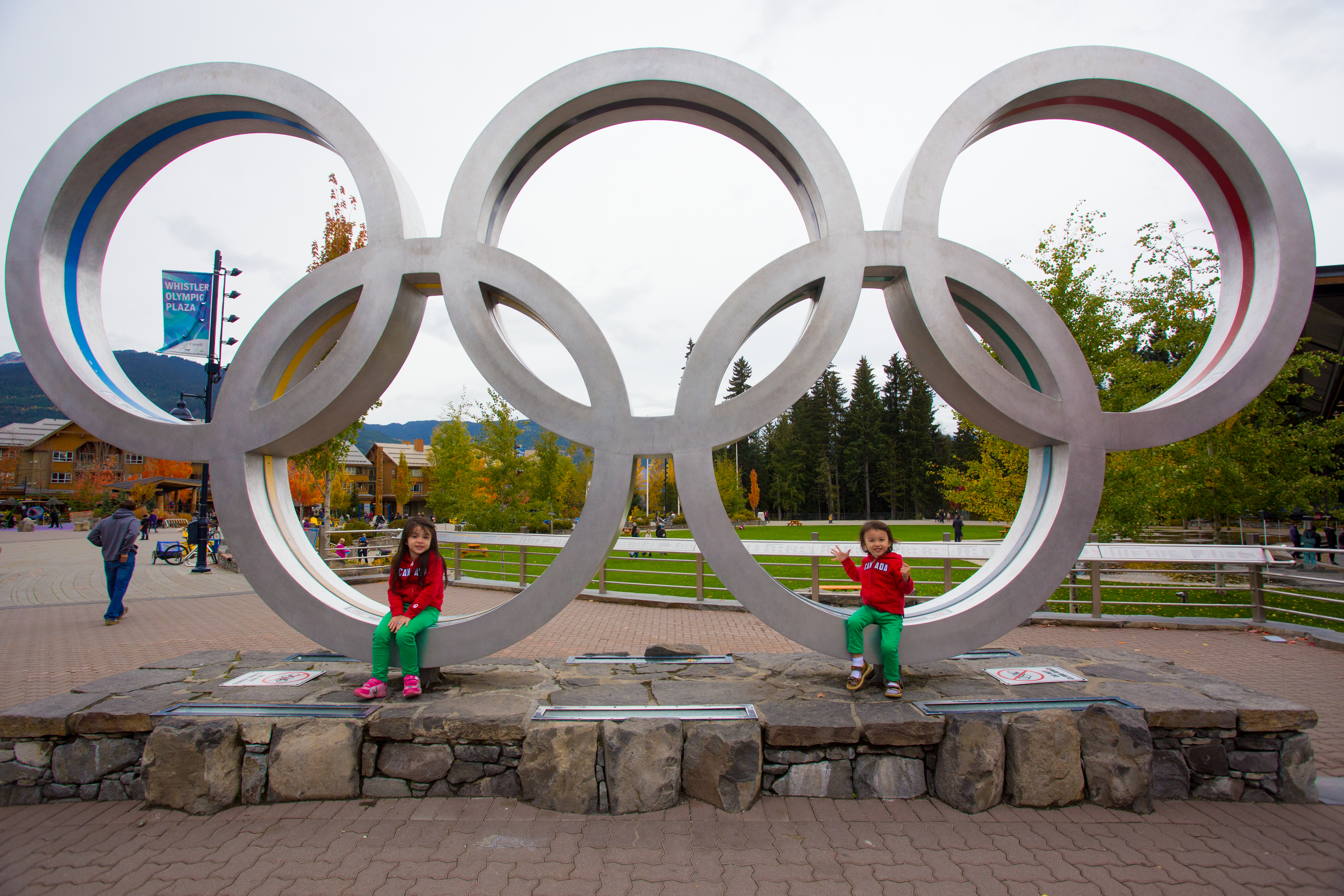Olympic Rings Sculpture at Whistler