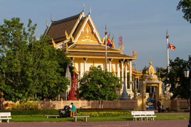 Cambodia2623 — Architecture, Asian Architecture, Building, Complementary Colors, Religion