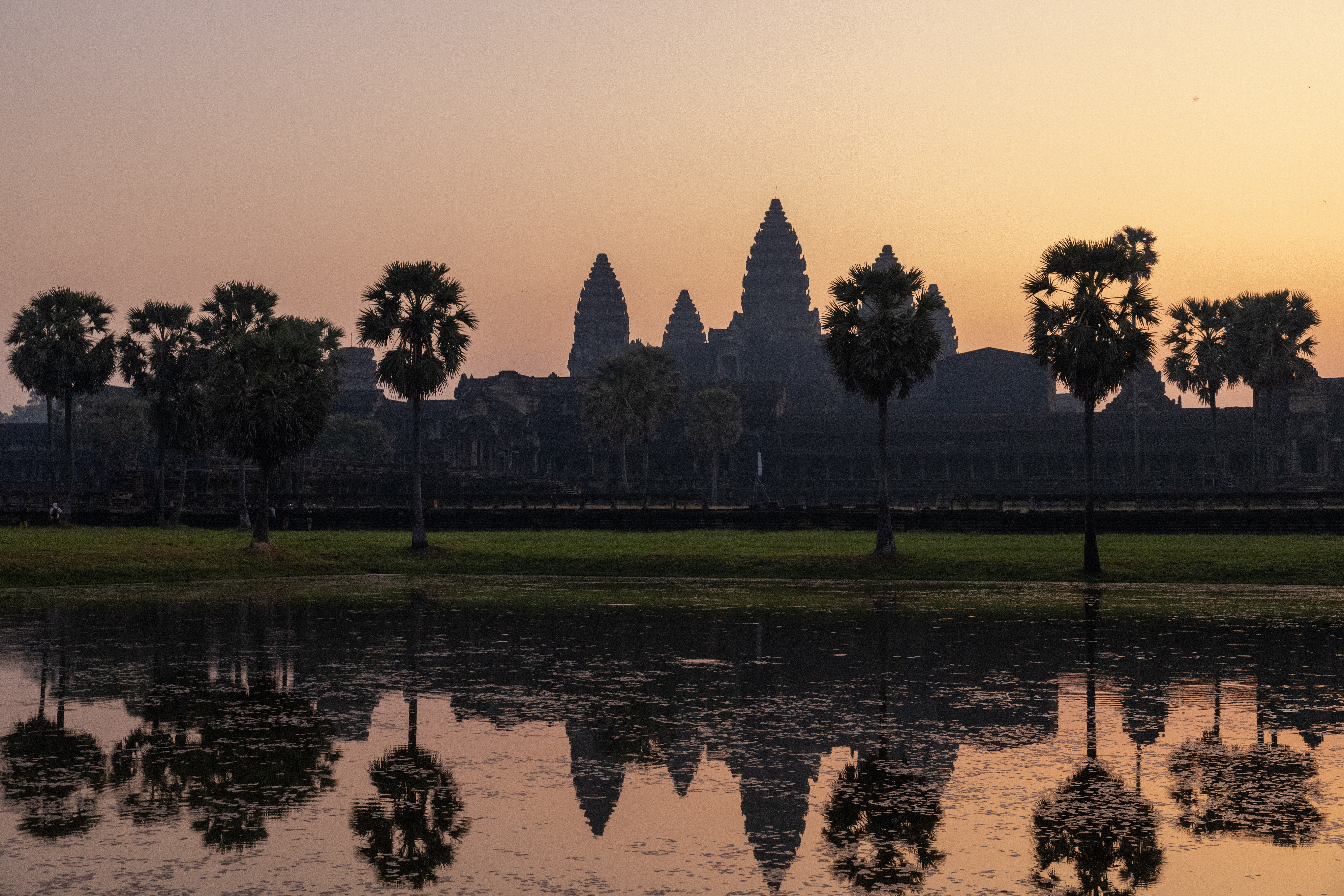 Angkor Wat at. Sunrise
