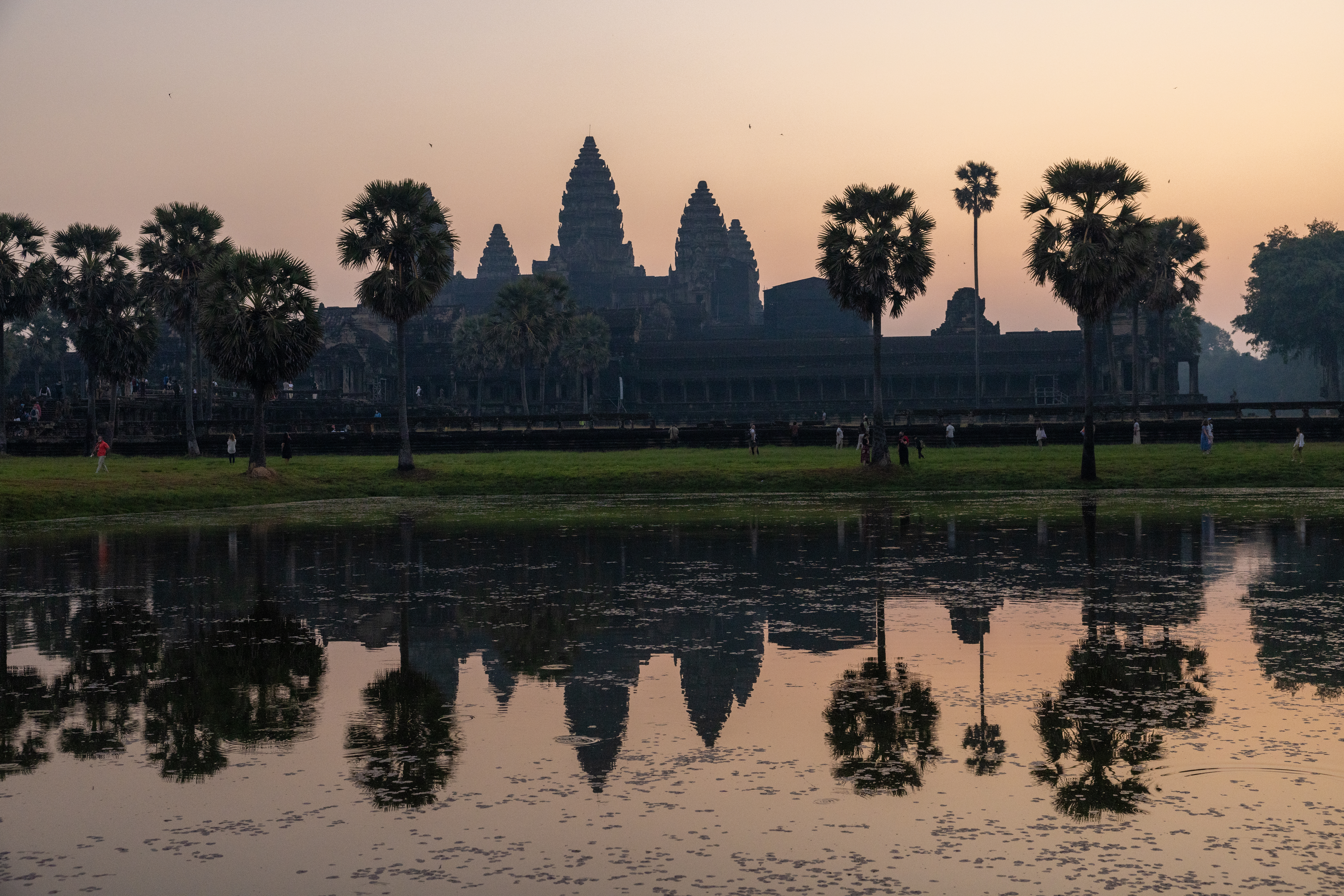 Angkor Wat at. Sunrise