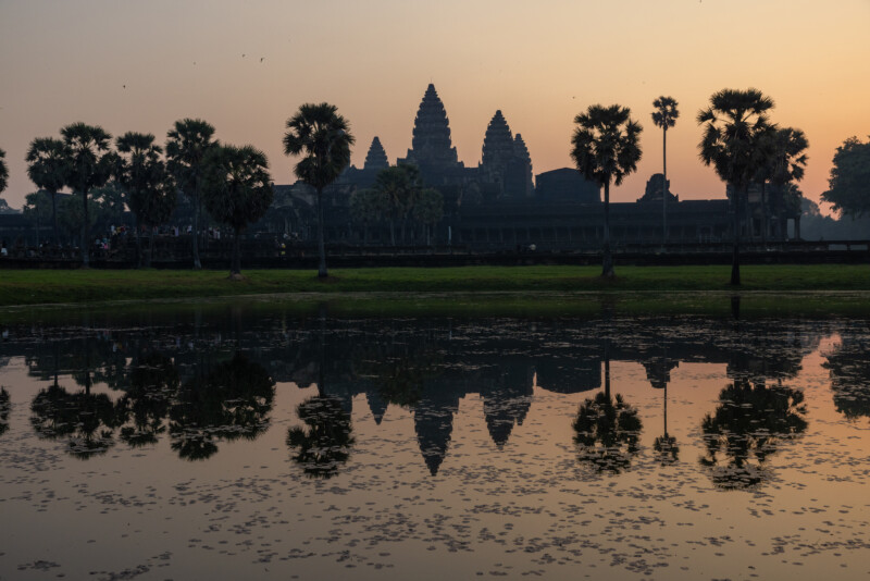 Angkor Wat at. Sunrise — Cambodia, Angkor Wat