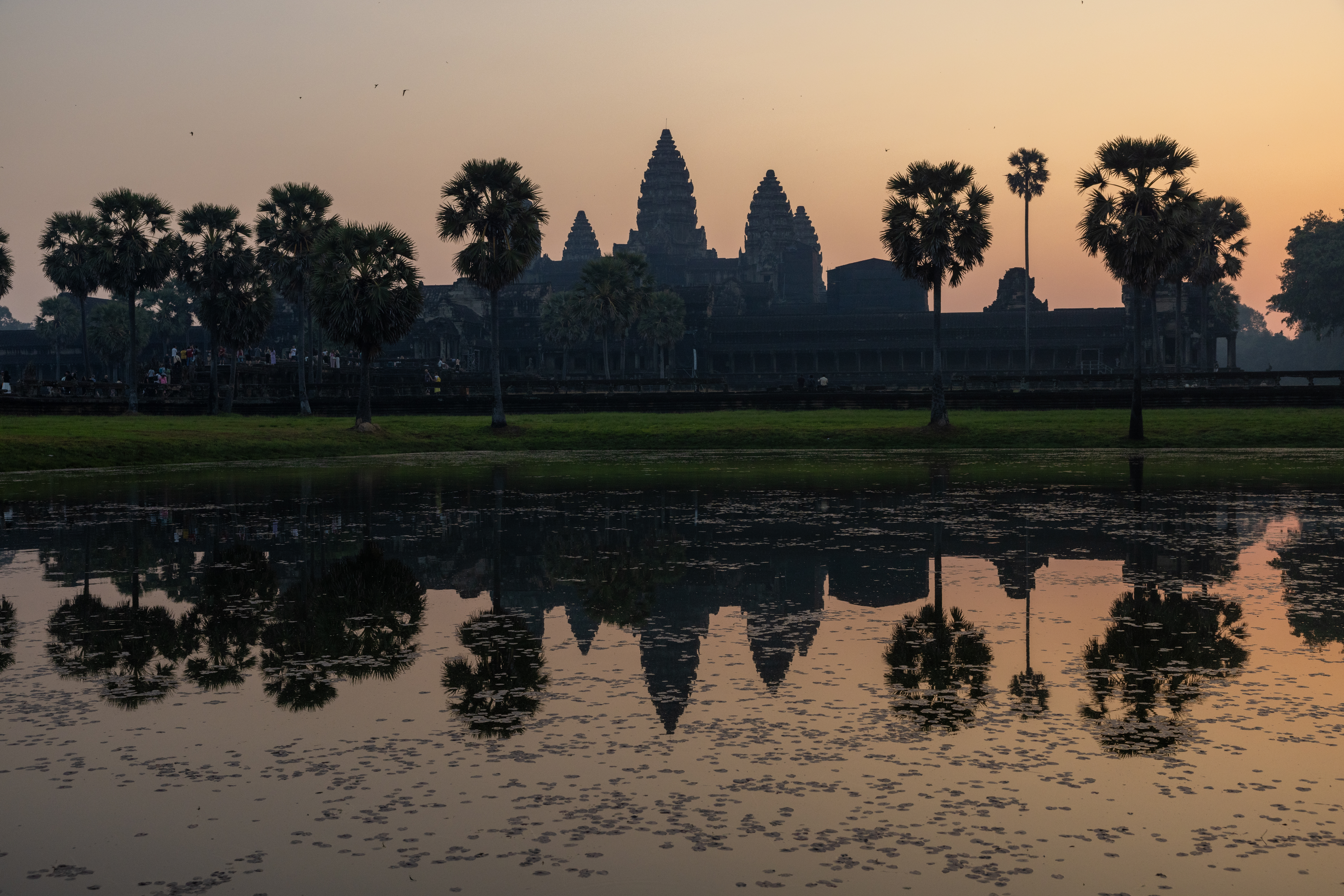 Angkor Wat at. Sunrise