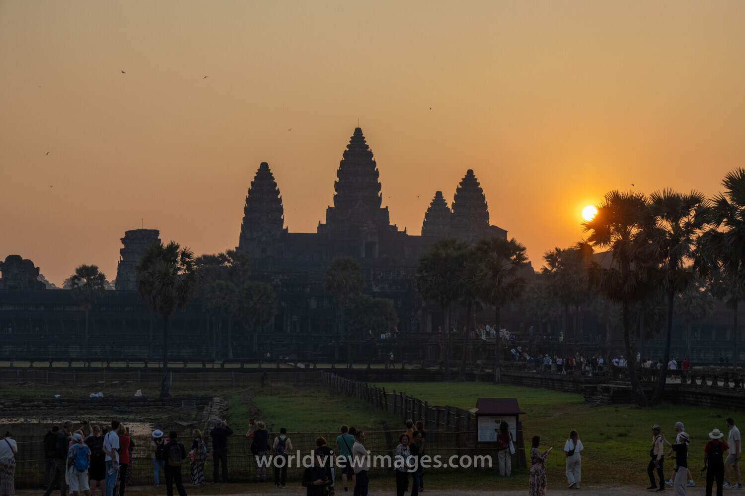 Angkor Wat at. Sunrise
