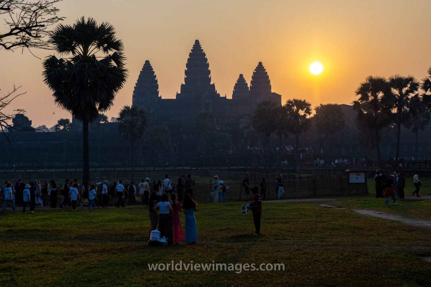 Angkor Wat at. Sunrise