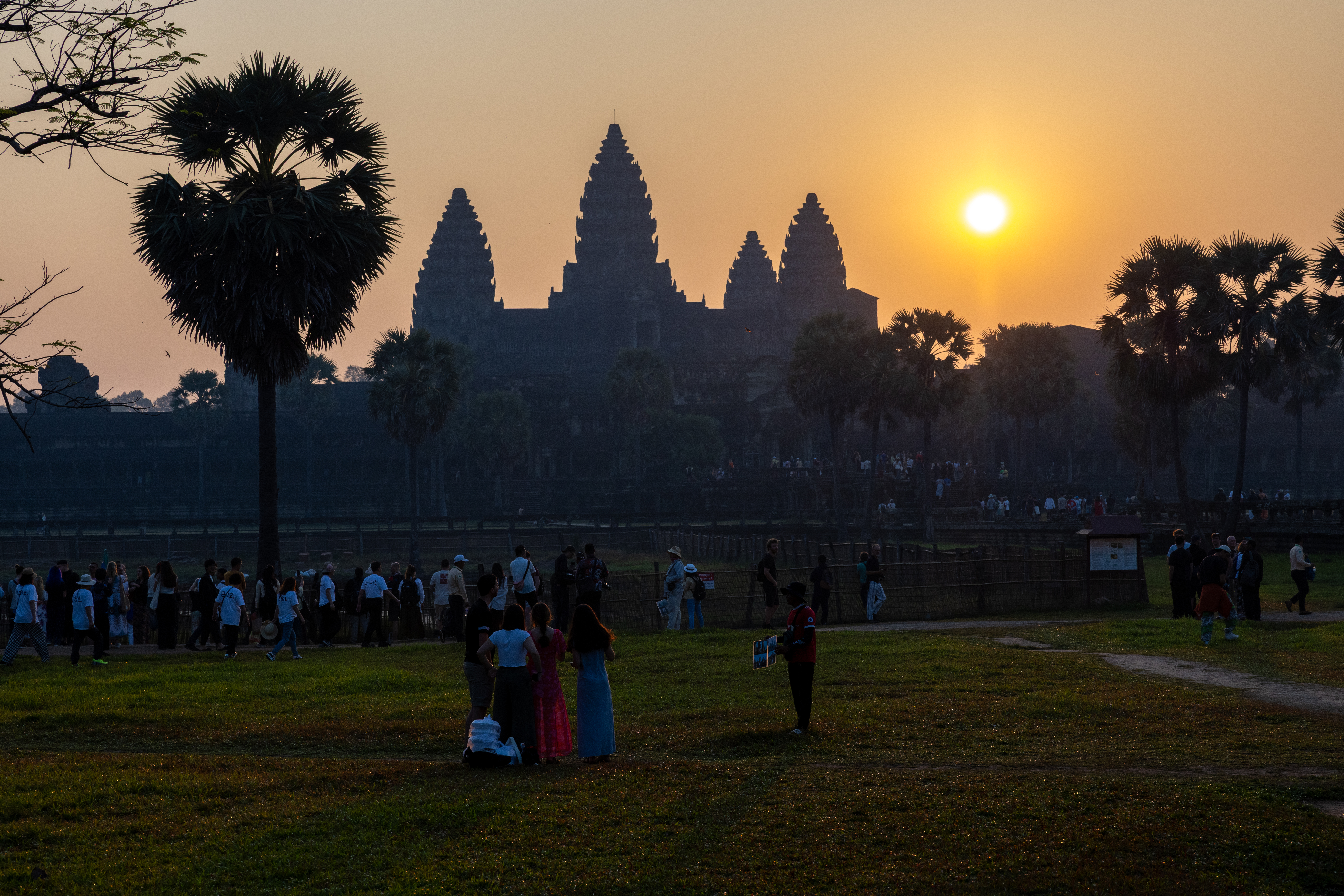 Angkor Wat at. Sunrise
