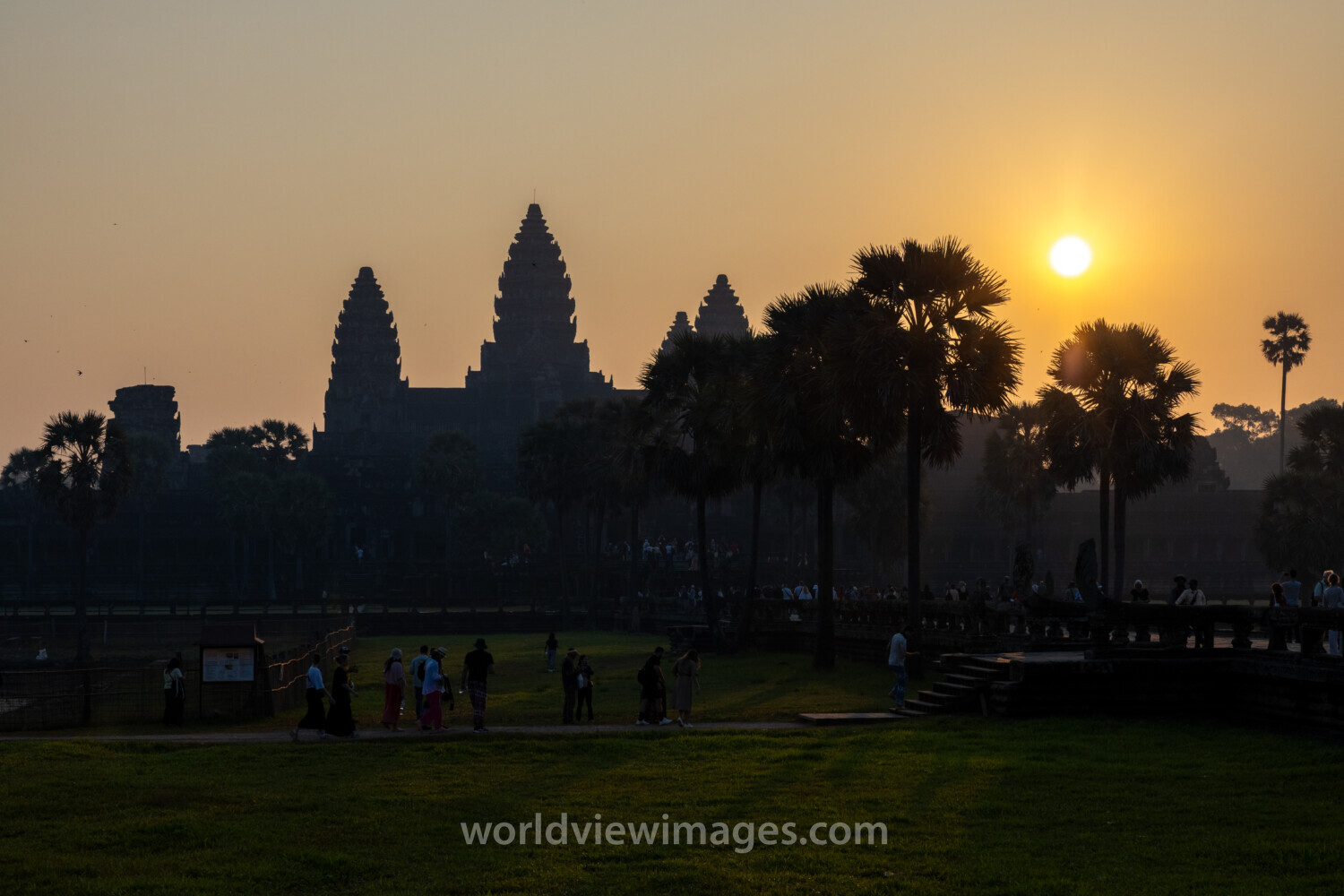 Angkor Wat at. Sunrise