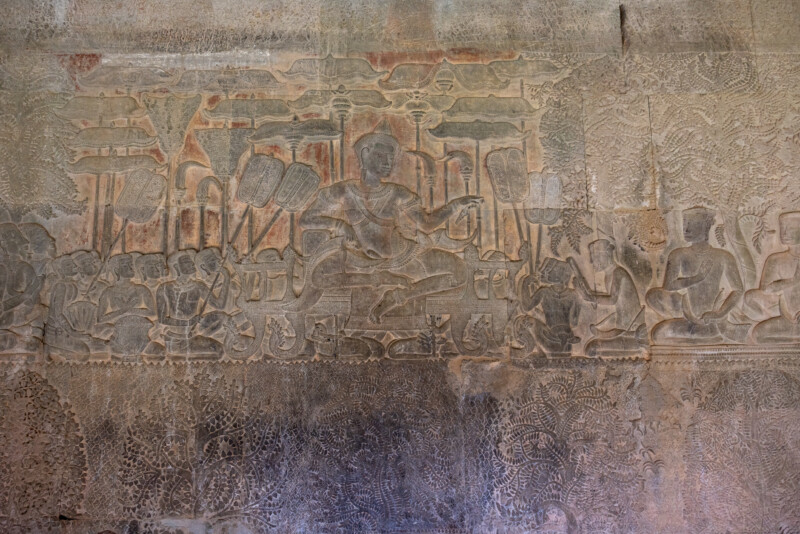 Angkor Wat — Texture, Unsaturated, Cambodia, Angkor Wat