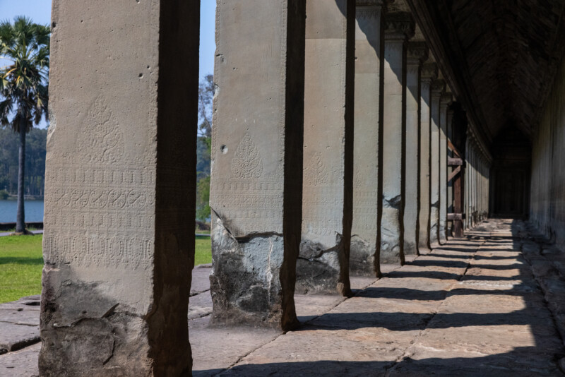 Angkor Wat — Architecture, Pillar, Unsaturated, Cambodia, Angkor Wat