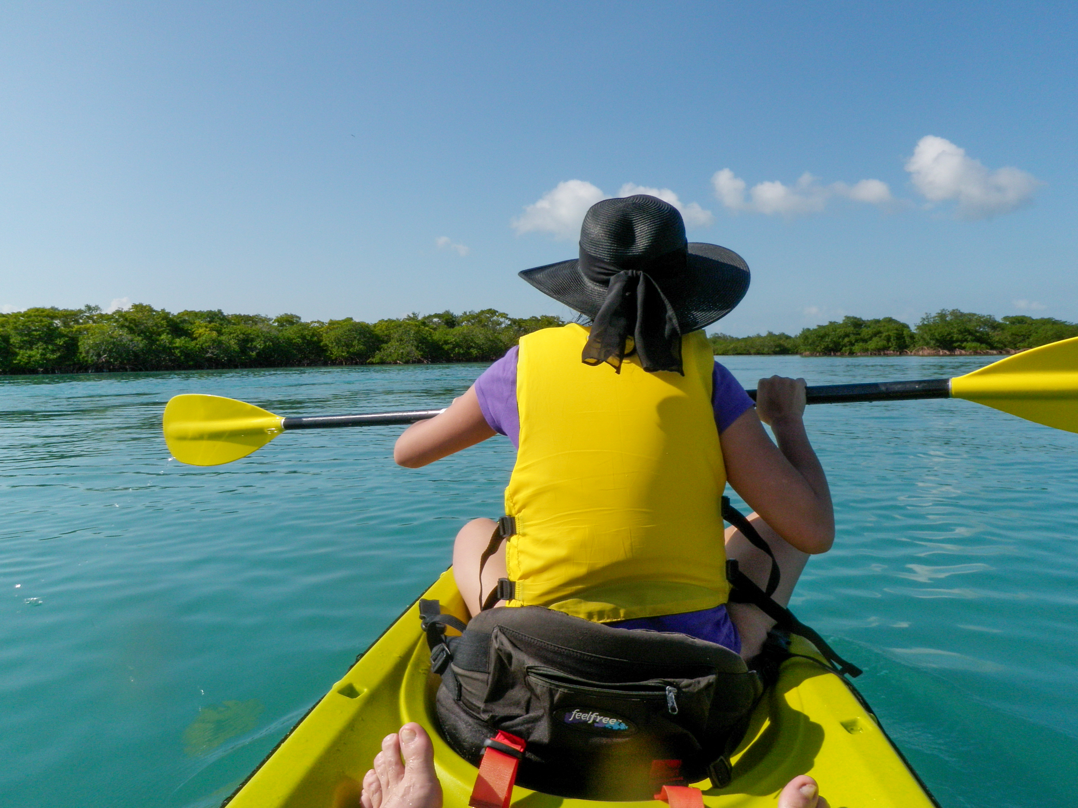 Kayaking in the Caribbean