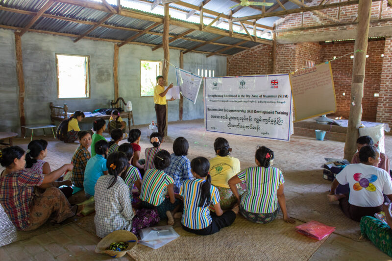 Food Processing Training — People in rural Myanmar learn new ways to make income through food processing. — Adult, Architecture, Building, Eyes Open, Female