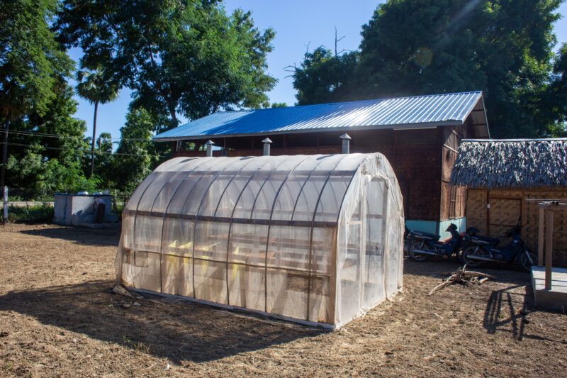 Making Spaghetti — Community income group learn how to make spaghetti as a new way to make income. — Architecture, Tent, Livelihood