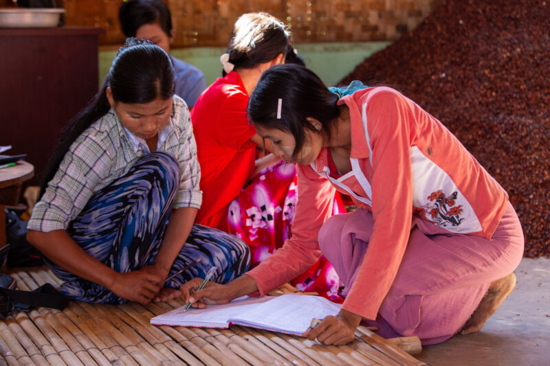 Learning Finance — People in rural Myanmar learn how to do bookeeping for their new small business and form a small community savings and small loans group t...