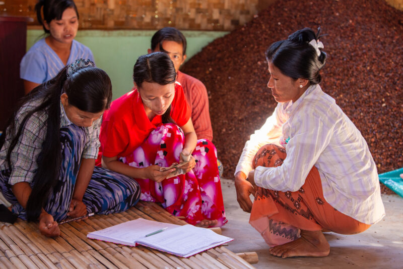 Learning Finance — People in rural Myanmar learn how to do bookeeping for their new small business and form a small community savings and small loans group t...