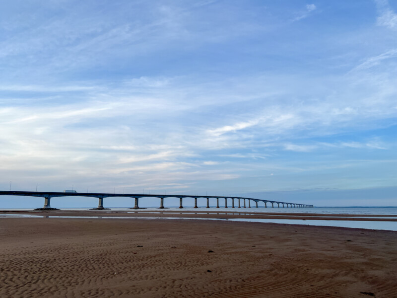 Confederation Bridge — Architecture, Beach, Leading Lines, Nature, Ocean