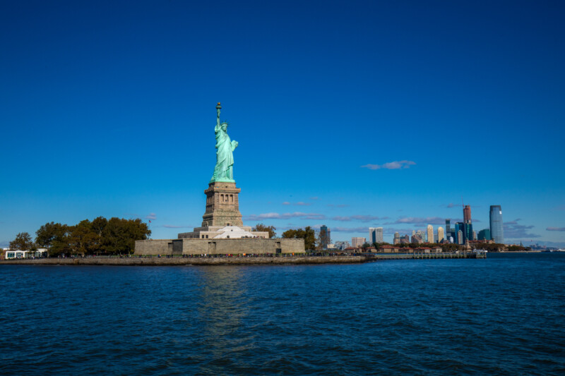 Statue of Liberty — Architecture, Art, Building, City, Colorful
