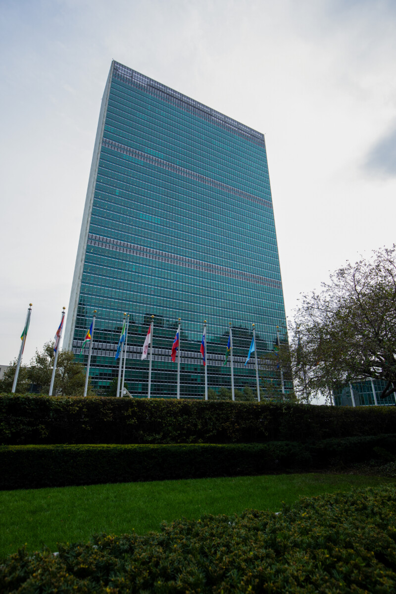 United Nations Building — Architecture, Building, City, Flag, Skyscraper