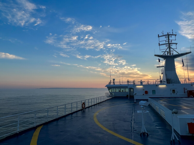 Ferry to Newfoundland — Nature, Ocean, Sky, Sunset, Waters