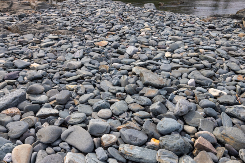 Beach Rocks in Newfoundland — Colorless, Stone Texture, Texture, Newfoundland, Canada