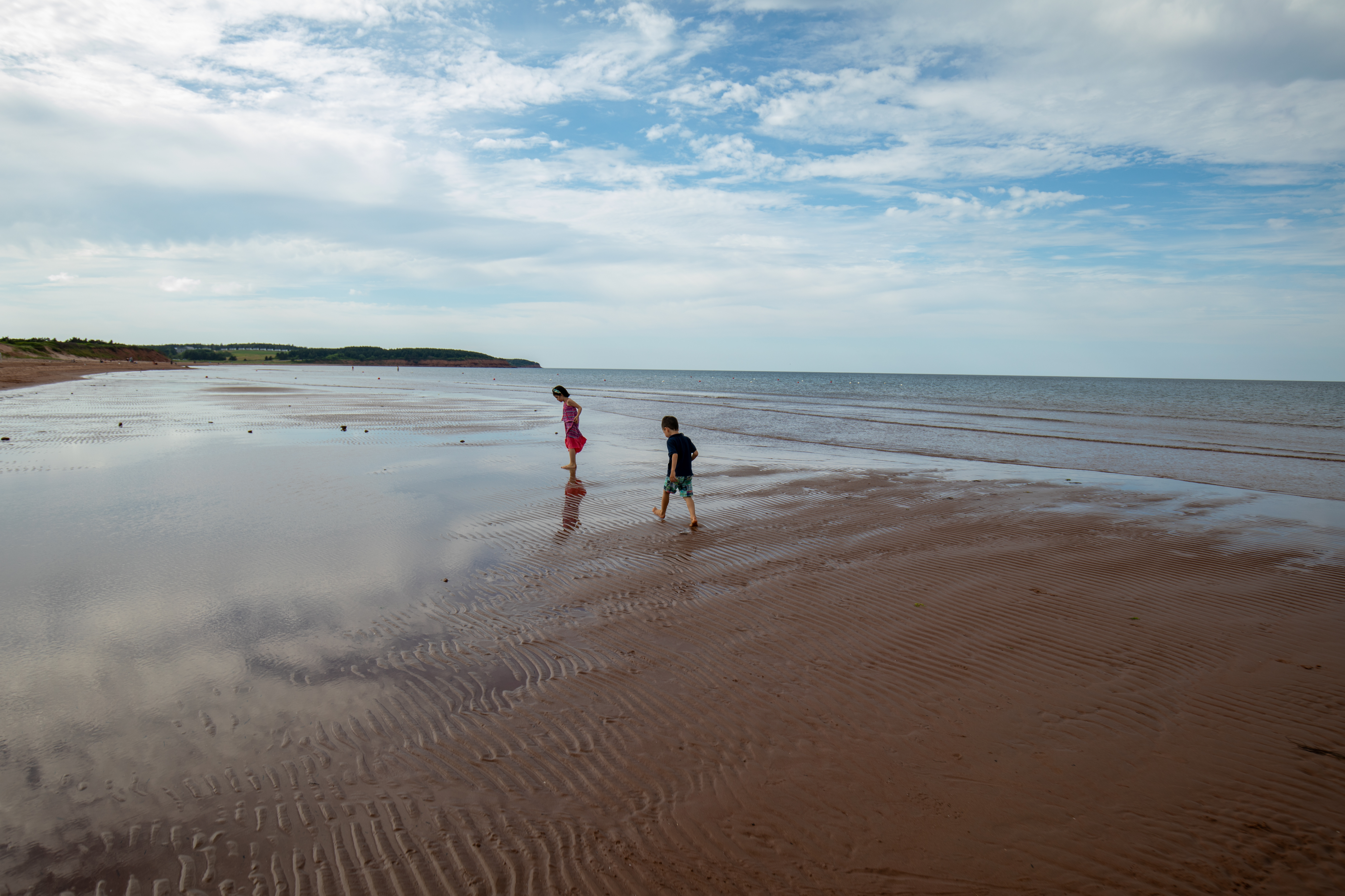 Sandbars in Prince Edward Island