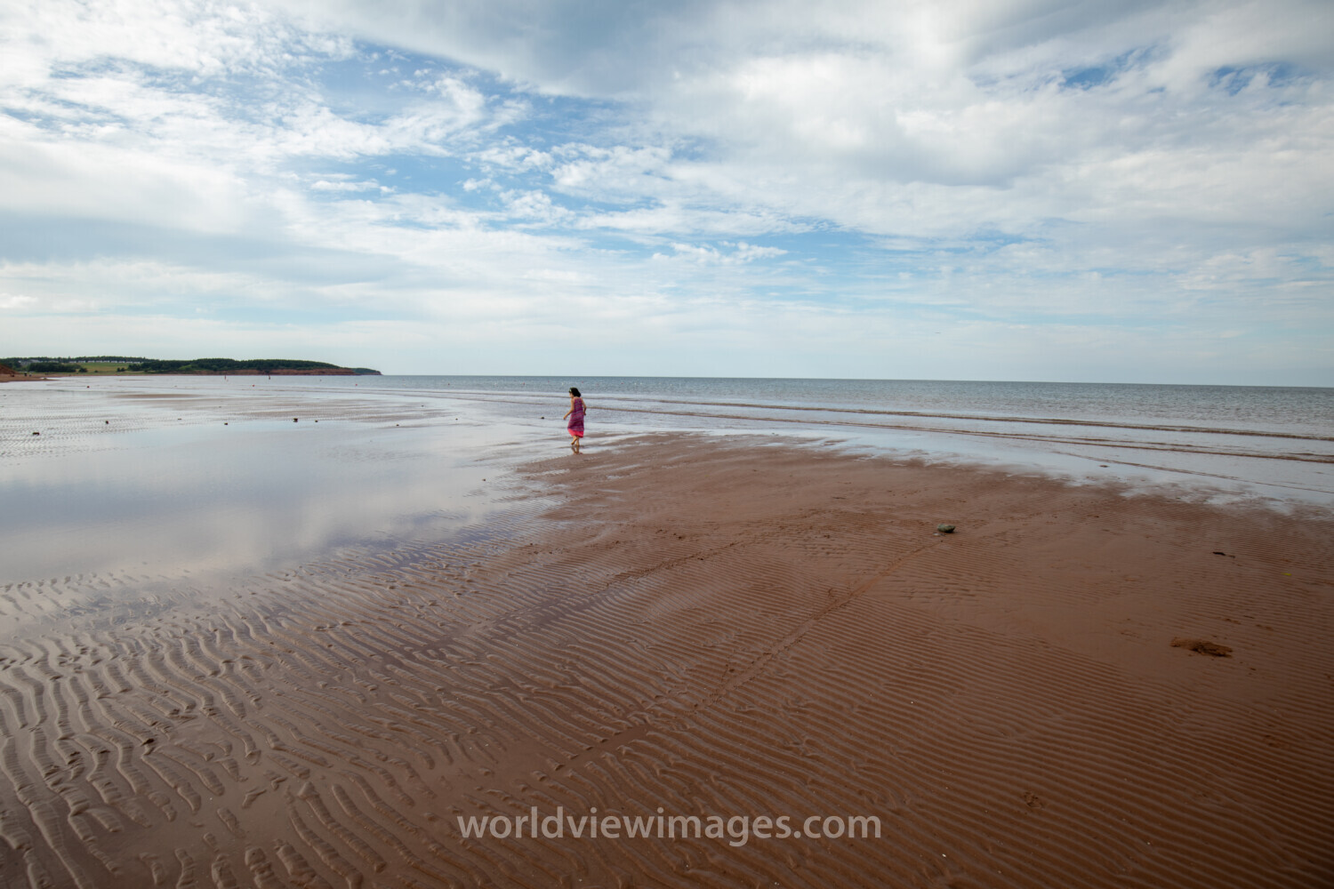 Sandbars in Prince Edward Island