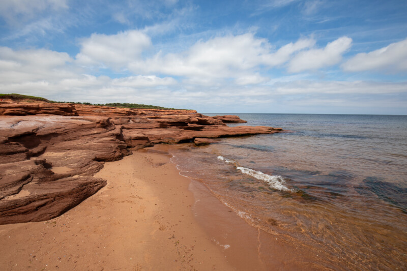 Red Sandy Shore of PEI — Prince Edward Island, Canada, PEI