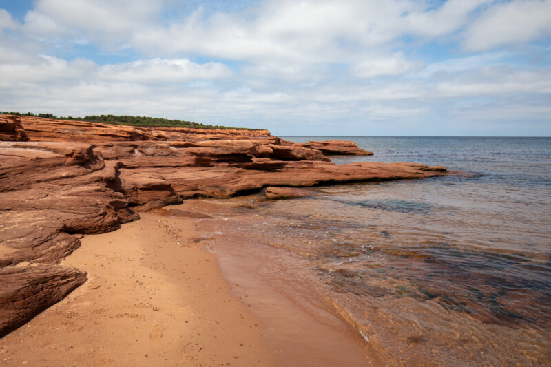 Red Sandy Shore of PEI — Prince Edward Island, Canada, PEI