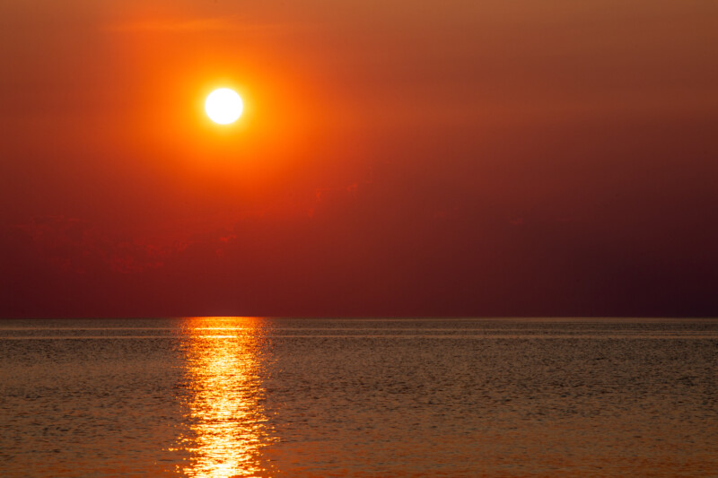 Sunset In Prince Edward Island — Beach, Nature, Sand, Sepia Tones, Sky