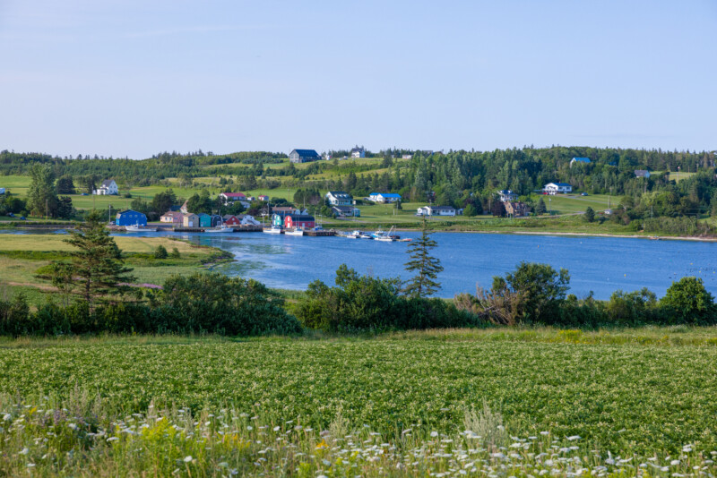 French River in Prince Edward Island — Beautiful Scenic Fishing village in Prince Edward Island, Canada — Complementary Colors, Nature, Prince Edward Island,...