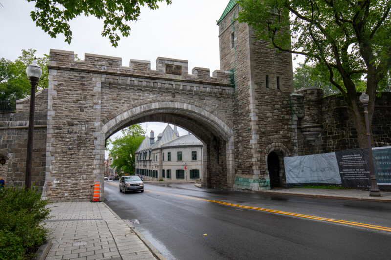 Stone wall of Old Quebec City — Quebec City, Canada, History