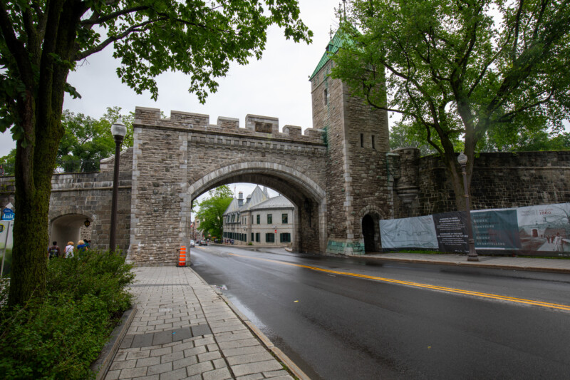 Stone wall of Old Quebec City — Quebec City, Canada, History