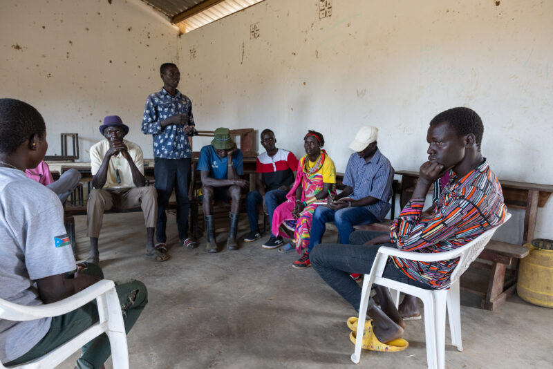 Parent Sensitization on Education — In rural South Sudan, many ethnic tribes have a long tradition of a dowery for giving their daughters in marriage — Adult...