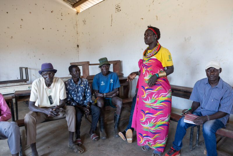 Parent Sensitization on Education — In rural South Sudan, many ethnic tribes have a long tradition of a dowery for giving their daughters in marriage — Adult...