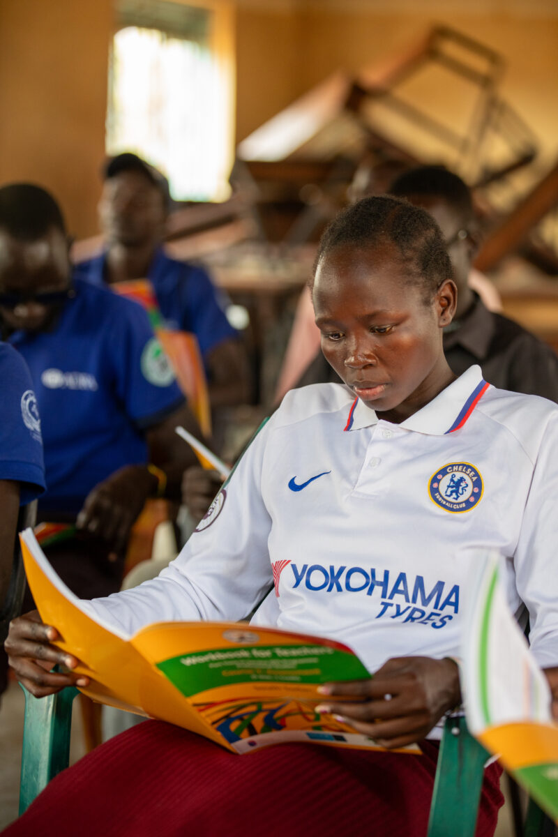 Teacher Training — Teachers go back to school to learn new methods of teaching in rural South Sudan. — Adult, Frontal Face, One Face, Person, Portrait