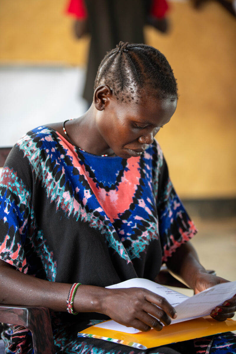 Teacher Training — Teachers go back to school to learn new methods of teaching in rural South Sudan. — Black Hair, One Face, Person, Portrait, Profile Face