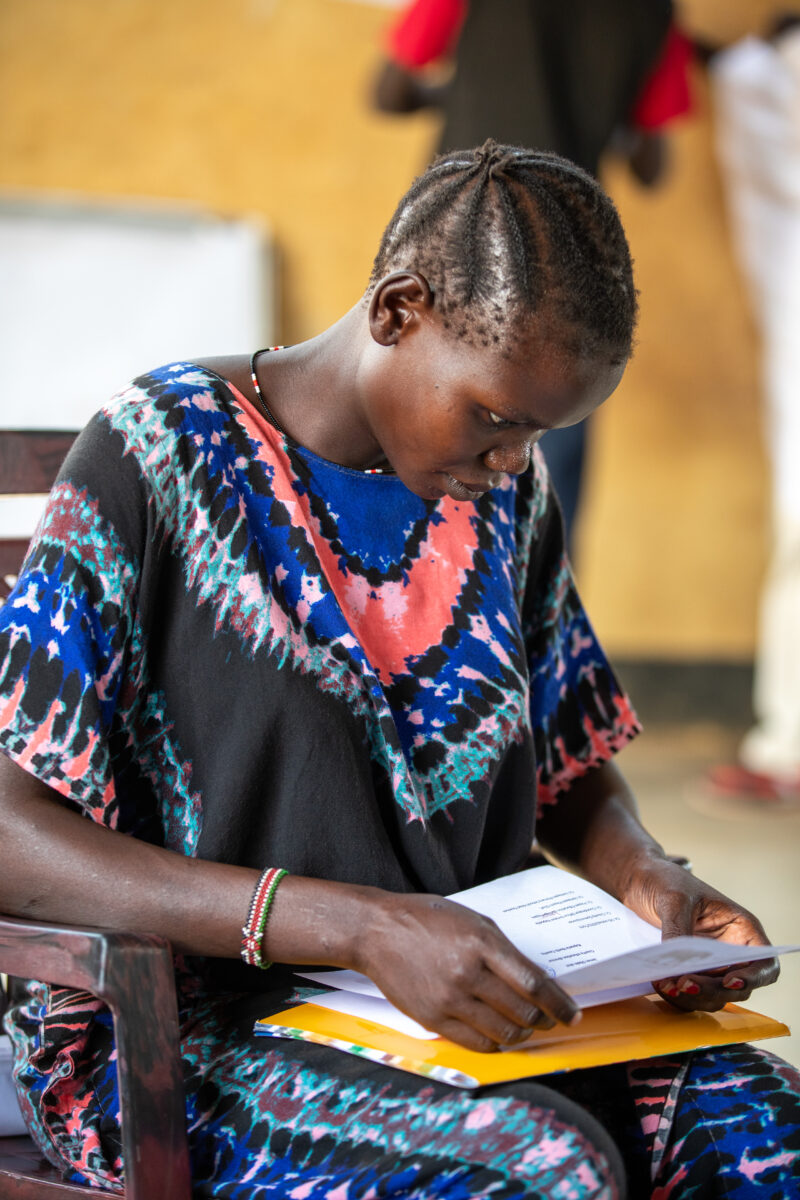 Teacher Training — Teachers go back to school to learn new methods of teaching in rural South Sudan. — One Face, Person, Portrait, Profile Face, Text