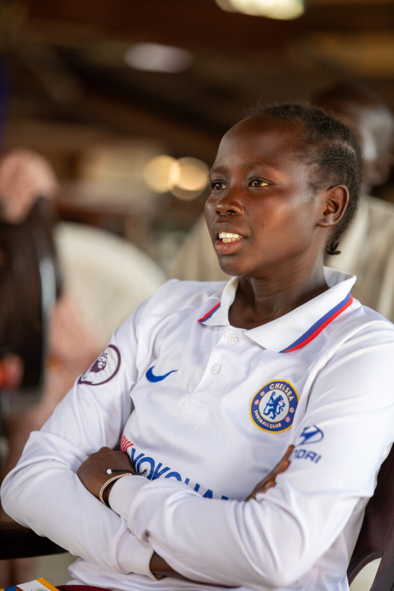 Teacher Training — Teachers go back to school to learn new methods of teaching in rural South Sudan. — Eyes Open, Female, Frontal Face, One Face, Person