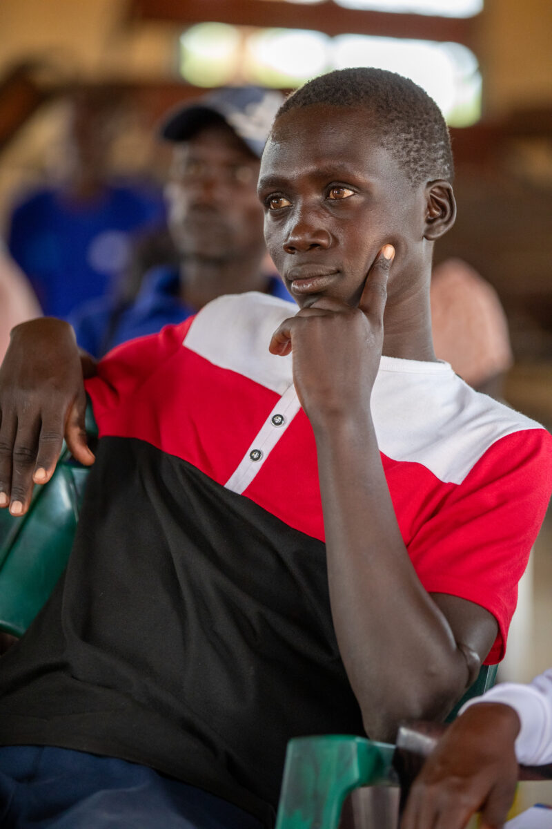 Teacher Training — Teachers go back to school to learn new methods of teaching in rural South Sudan. — Adult, Boat, Eyes Open, Frontal Face, Male