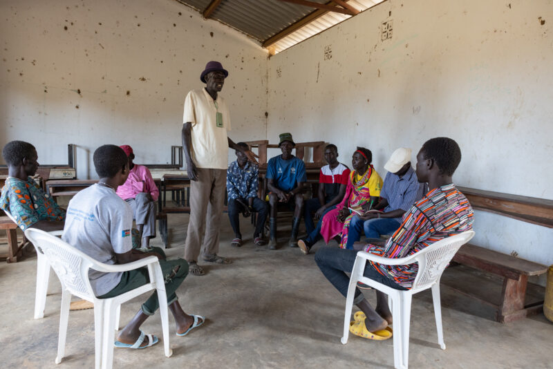 Parent Sensitization on Education — In rural South Sudan, many ethnic tribes have a long tradition of a dowery for giving their daughters in marriage — Adult...