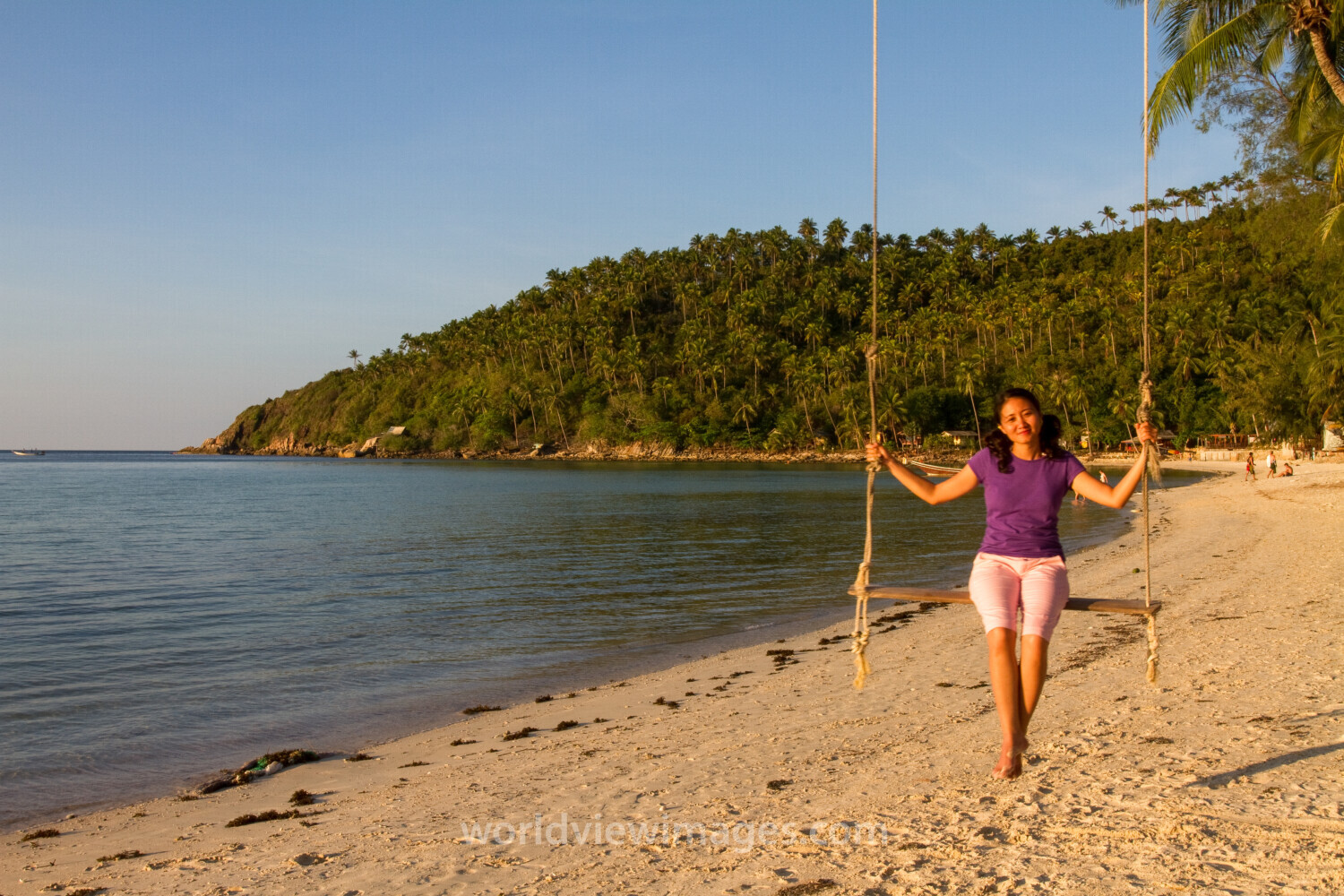 Swinging at the Beach