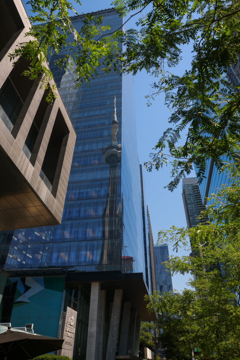 Toronto City Streets — The prominant buildings of commerece and business in Downtown Toronto, Ontario — Architecture, Building, City, Skyscraper, Toronto