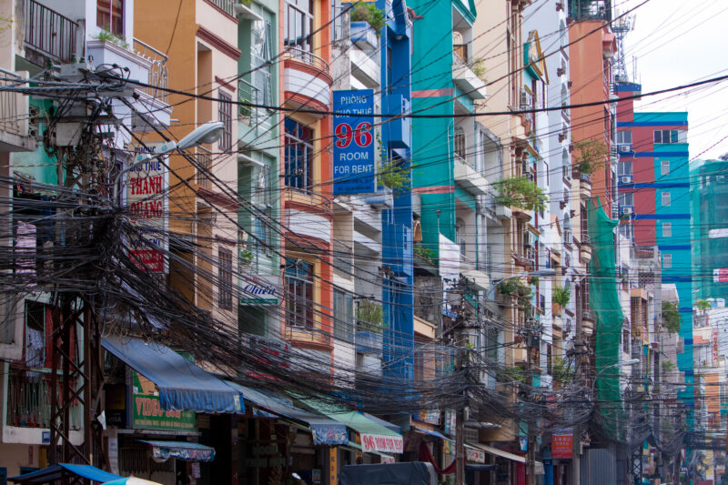 Wired City — City Streets of Ho Chi Minh — Architecture, Building, City, Vietnam, Ho Chi Minh City