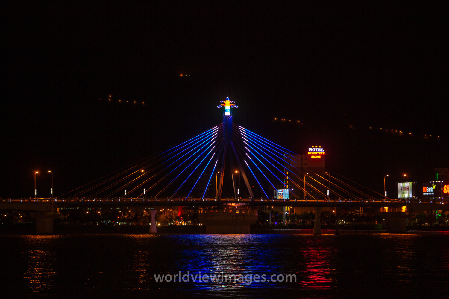 Bridge in DaNang at Night
