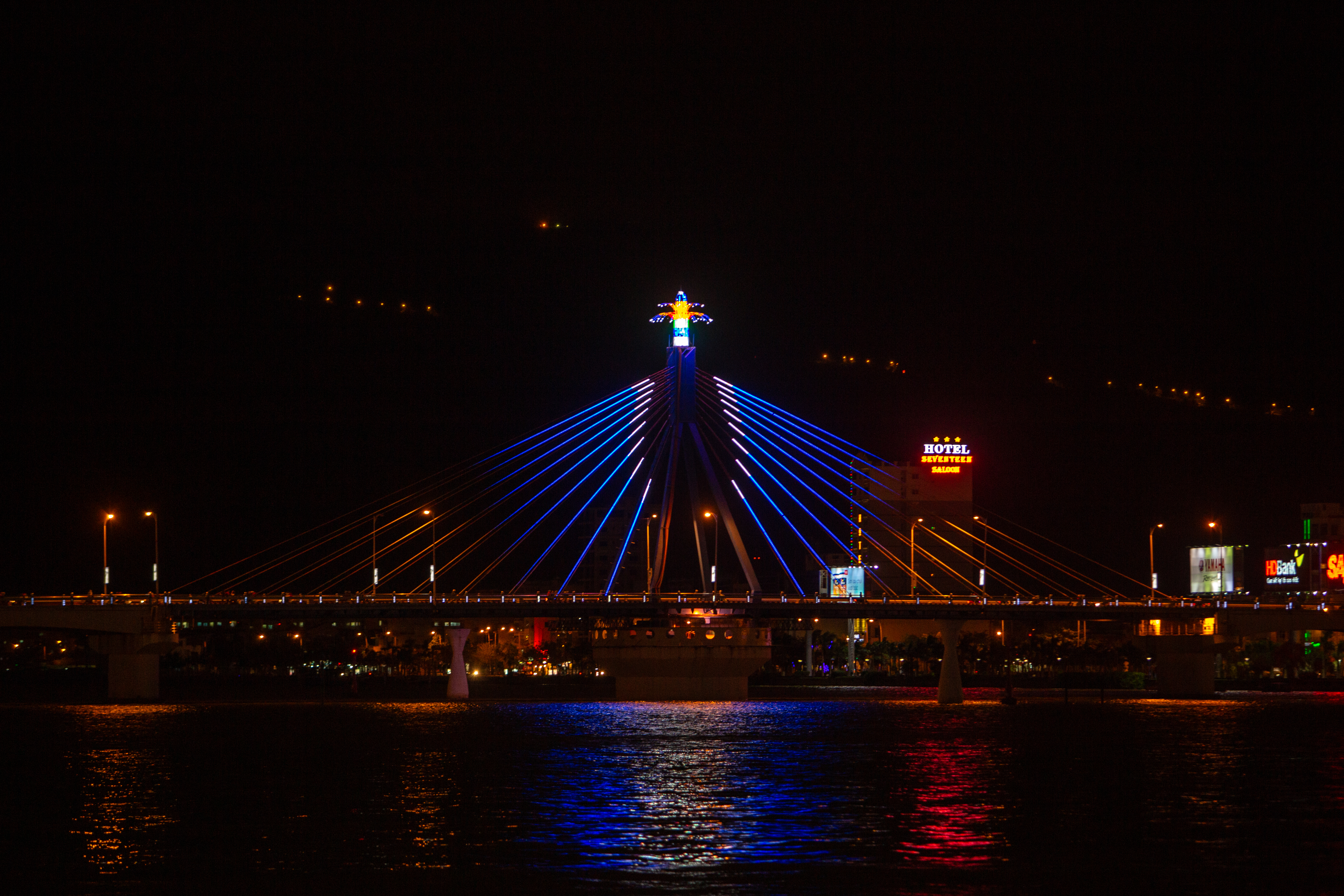 Bridge in DaNang at Night