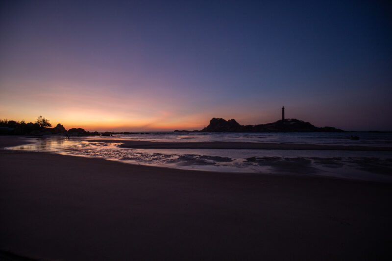 Sunrise in Vietnam — Beach, Nature, Sand, Sky, Sunset