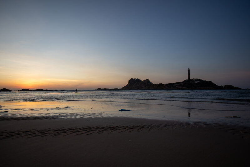 Sunrise in Vietnam — Architecture, Beach, Building, Lighthouse, Nature