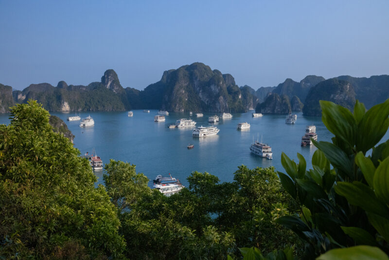 Ha Long Bay — Architecture, Boat, Building, City, Nature